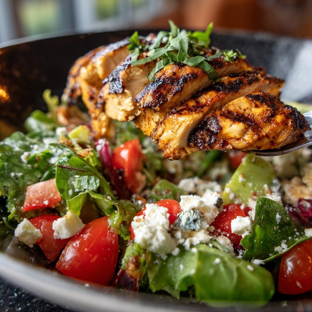 Mediterranean Grilled Chicken Salad