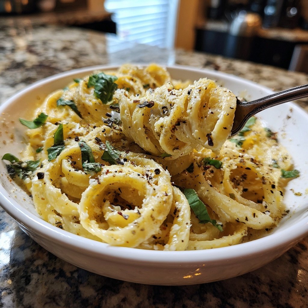 Romantic Lemon Parmesan Pasta