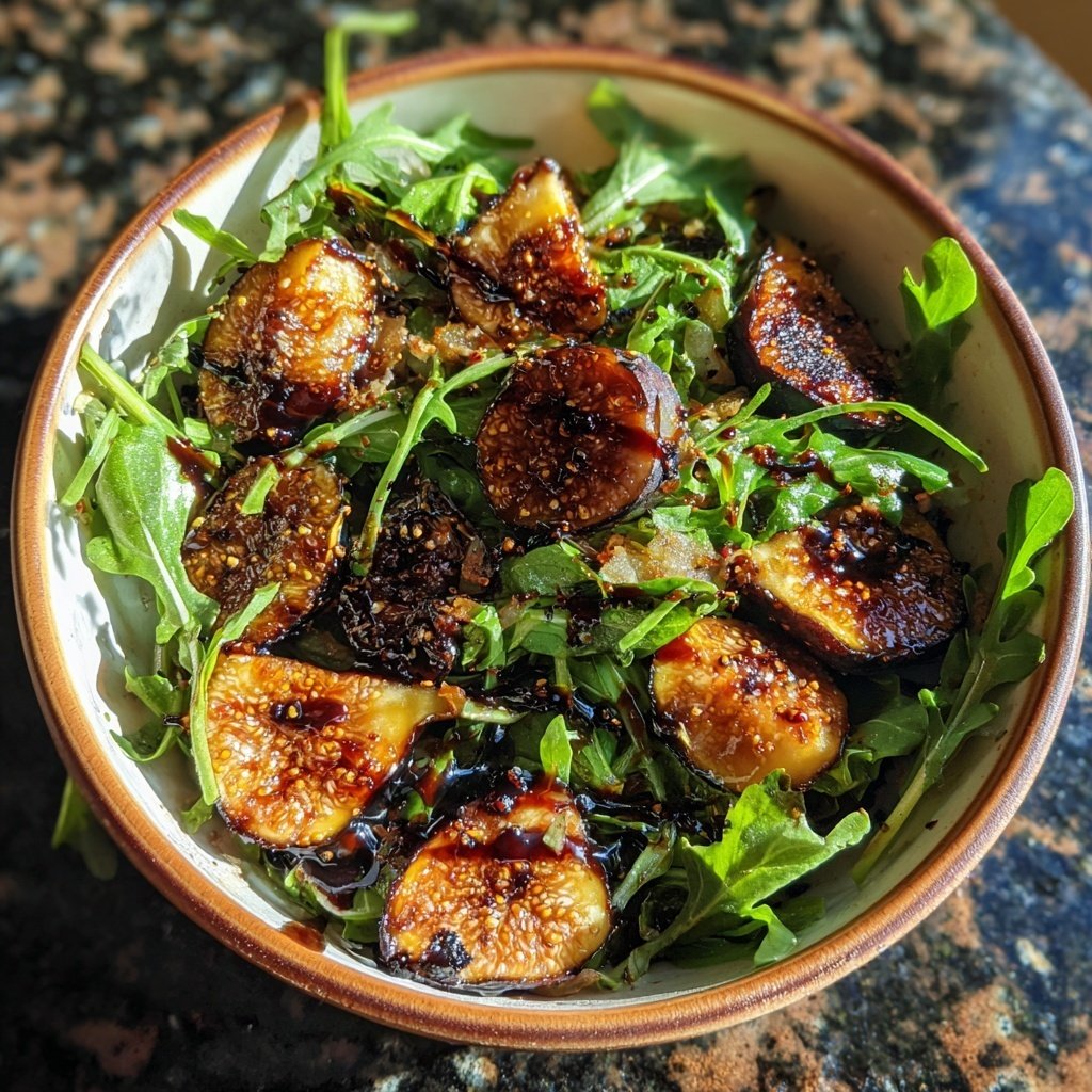 Roasted Fig and Arugula Salad