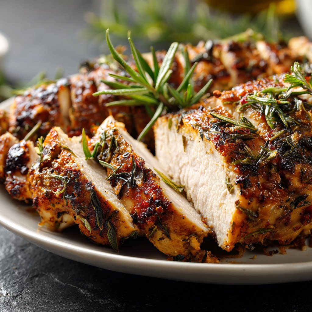 Chicken Breast Baked with Herbs