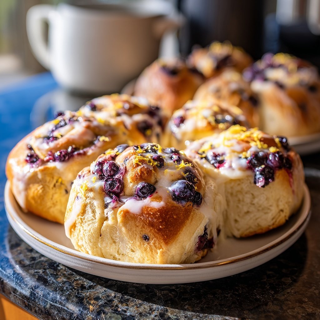 Blueberry Lemon Breakfast Rolls