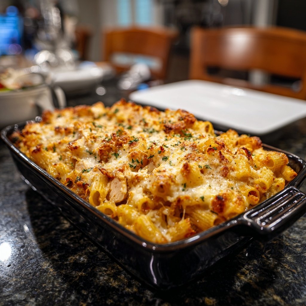 Comfort Food Baked Chicken Pasta