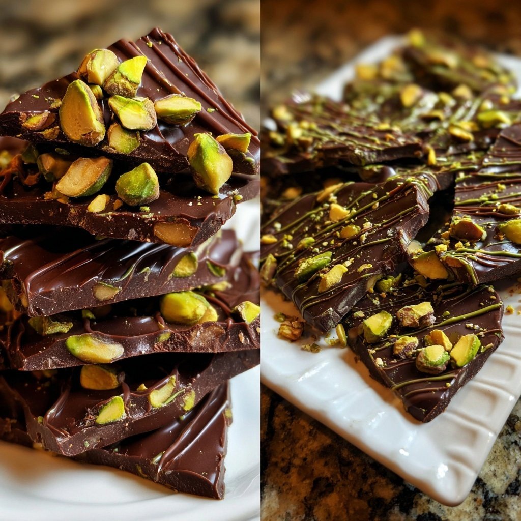 Chocolate Pistachio Bark