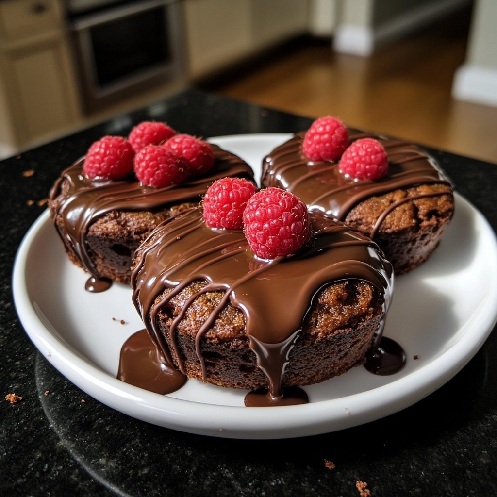 Chocolate Raspberry Lava Cakes