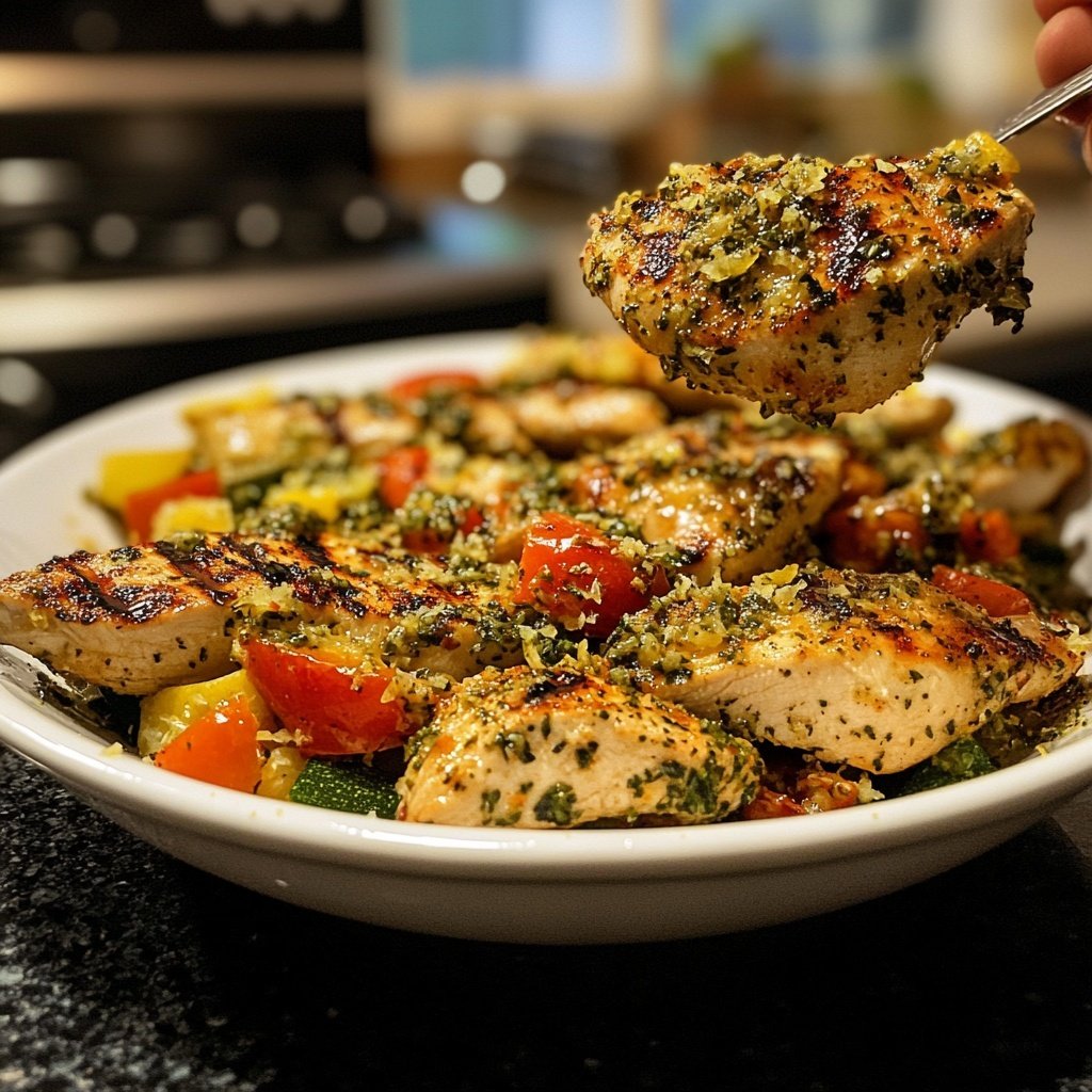 Grilled Lemon Herb Chicken Bowl