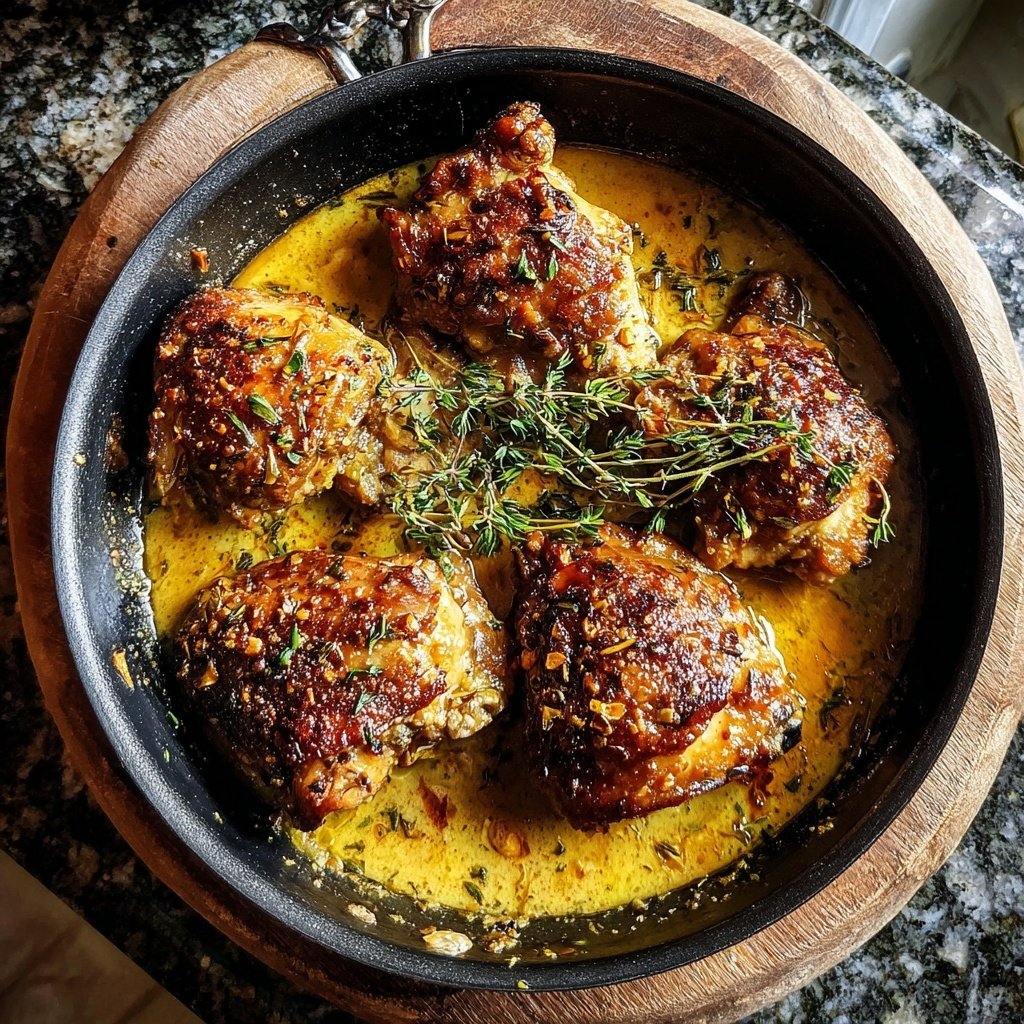 Lemon Thyme Chicken Skillet