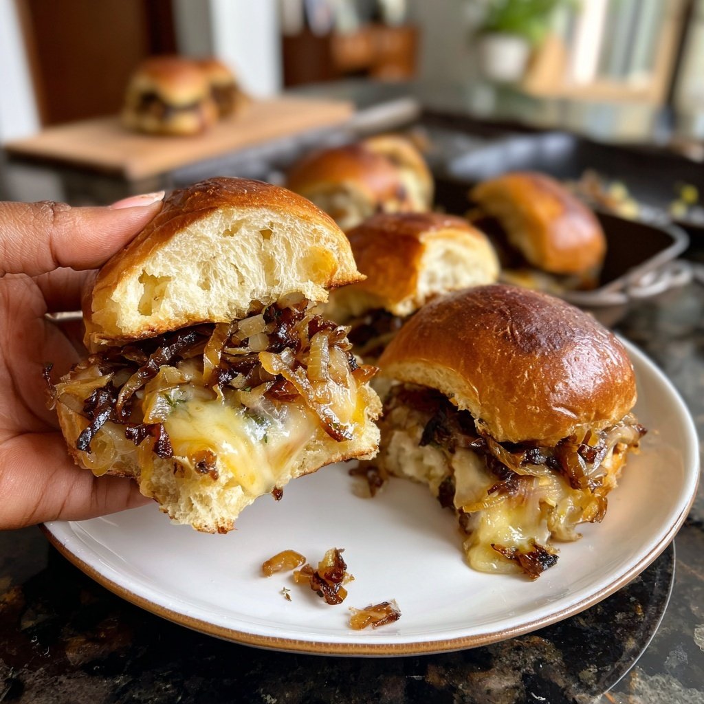 Caramelized Onion Sliders