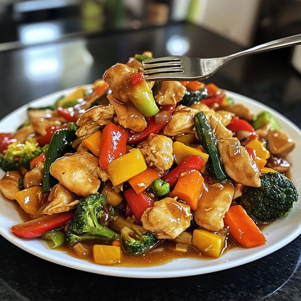 High Protein Chicken Stir Fry
